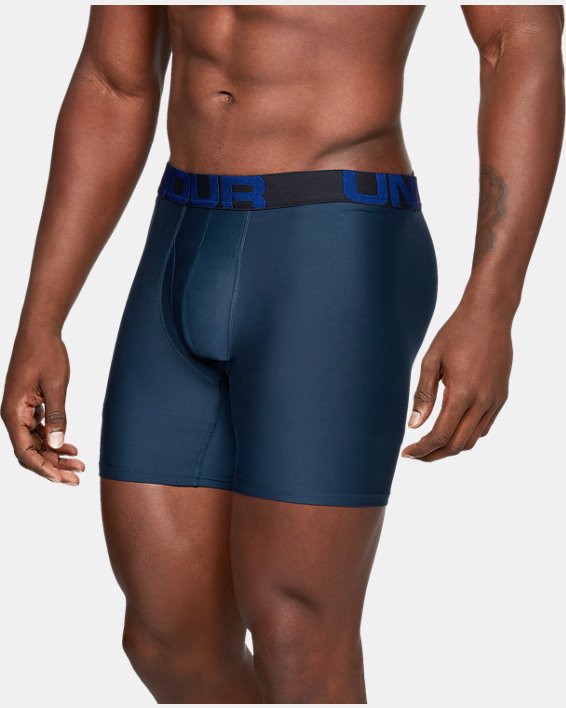 Quick-drying sports underwear Under Armour Tech 6in 2 Pack 2 pack comfortable mens underwear with tight fit Men